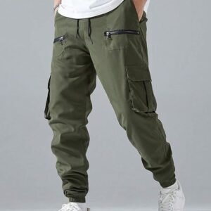 Cotton Cargo Pants for Men Regular Fit