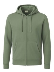 Men's Solid Cotton Zipper Hoodies